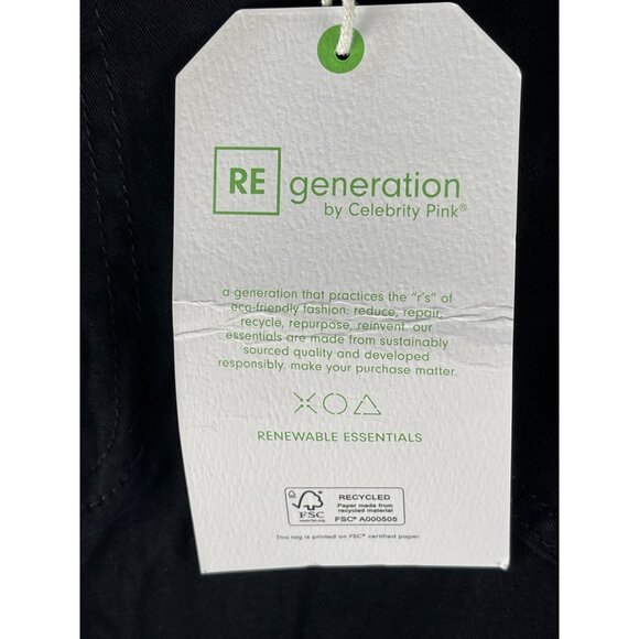 RE generation By Celebrity Pink Womens Size 18 High-Rise  RELAXED Cargo Pants Bl - Picture 5 of 10